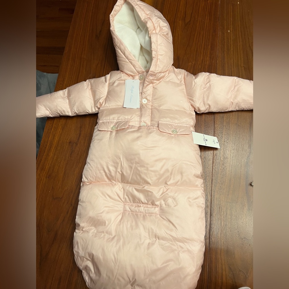 Ralph Lauren Pink Bunting Outfit 6 months